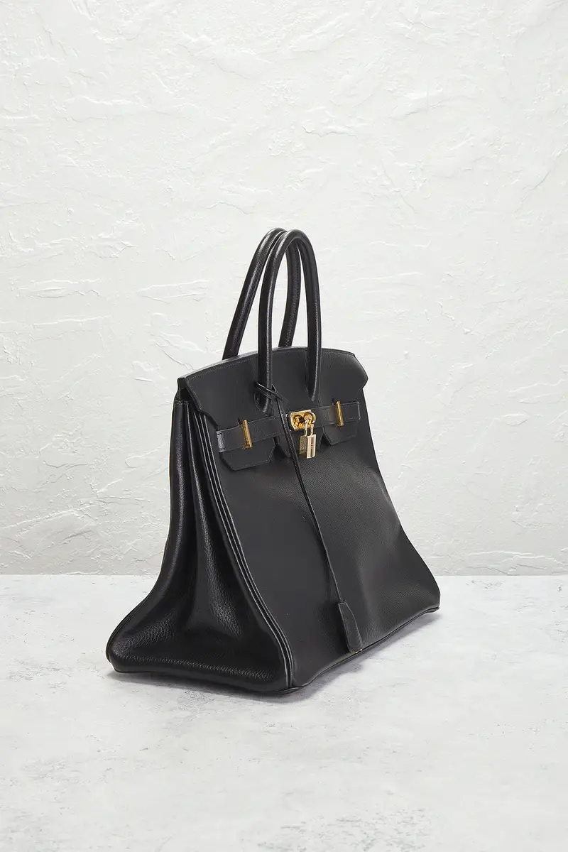 HERMÈS Hermes 1996 Ardennes Birkin 35 Retourne Handbag | Thumbnail 4 HERMÈS Hermes 1996 Ardennes Birkin 35 Retourne Handbag | Thumbnail 4