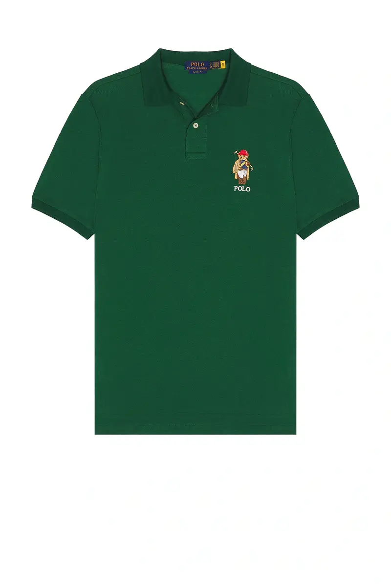 Polo Ralph Lauren Short Sleeve Basic Mesh Society Bear Polo | Thumbnail 4