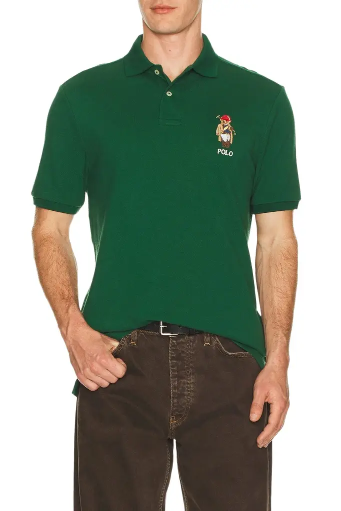 Polo Ralph Lauren Short Sleeve Basic Mesh Society Bear Polo
