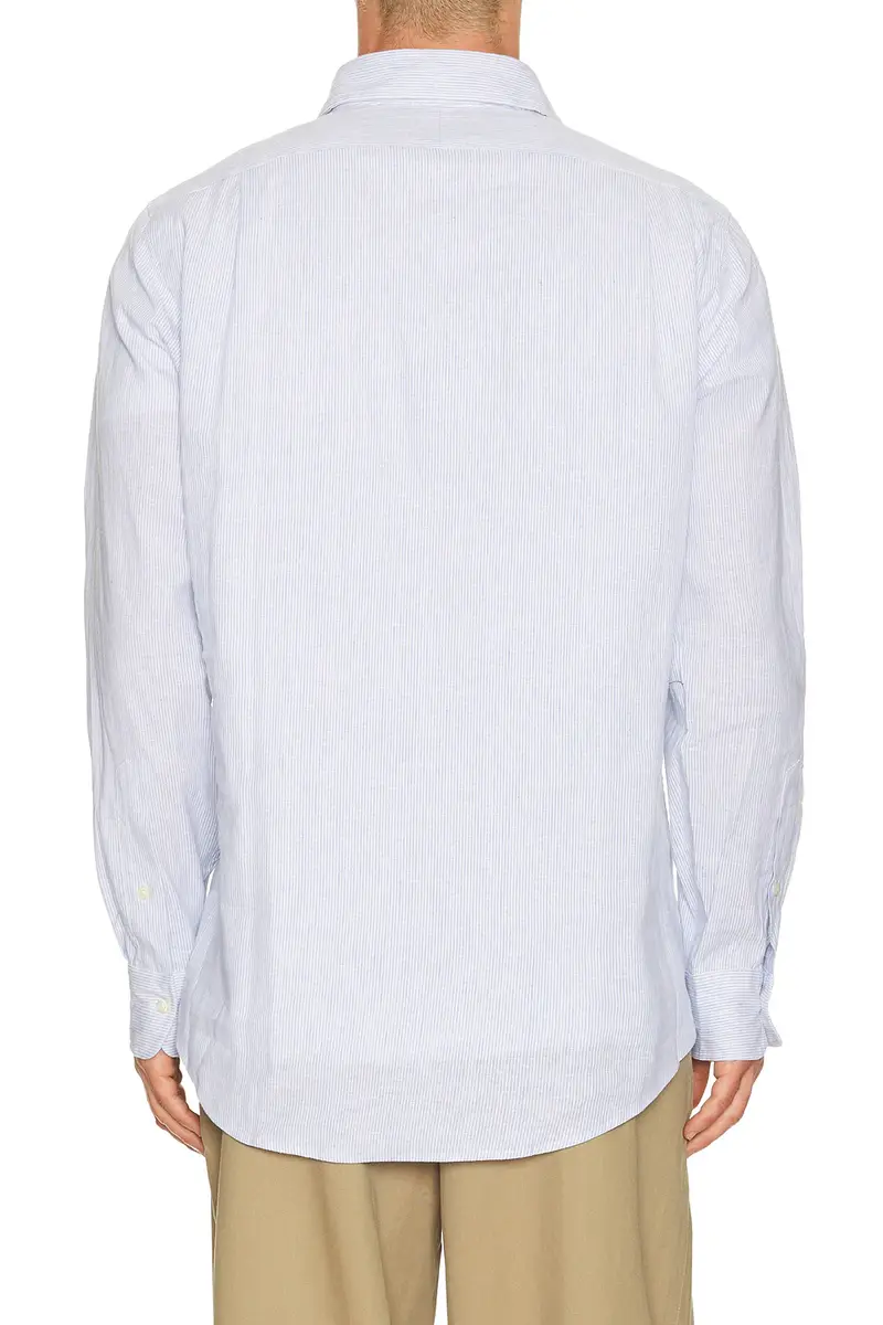 Polo Ralph Lauren Long Sleeve Stretch Linen Sport Shirt Stripe | Thumbnail 2 Polo Ralph Lauren Long Sleeve Stretch Linen Sport Shirt Stripe | Thumbnail 2