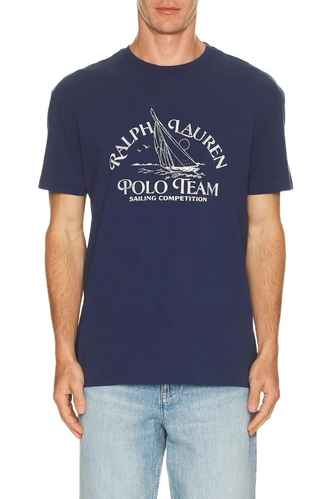 Polo Ralph Lauren Sailing Polo Team Print T-Shirt