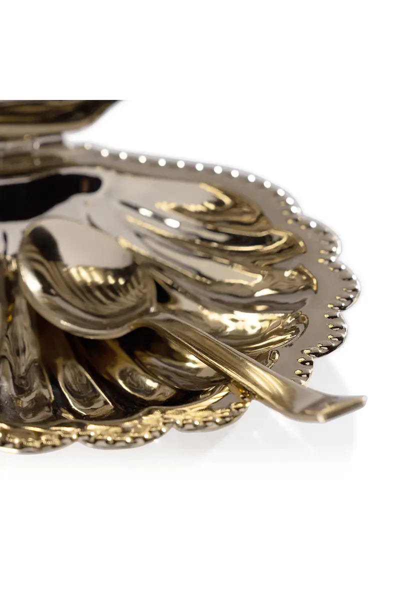 The Favorites Cap Ferrat Fan Shell Lidded Bowl With Spoon | Thumbnail 4 The Favorites Cap Ferrat Fan Shell Lidded Bowl With Spoon | Thumbnail 4