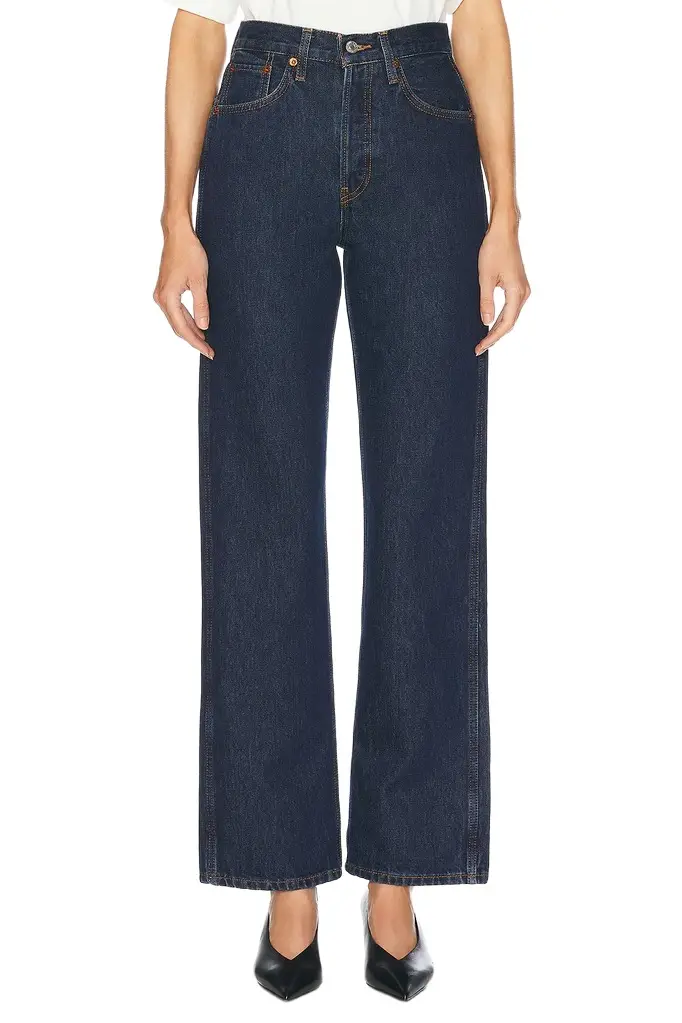 RE/DONE 90's High Rise Loose Jeans | Image 1 RE/DONE 90's High Rise Loose Jeans | Image 1