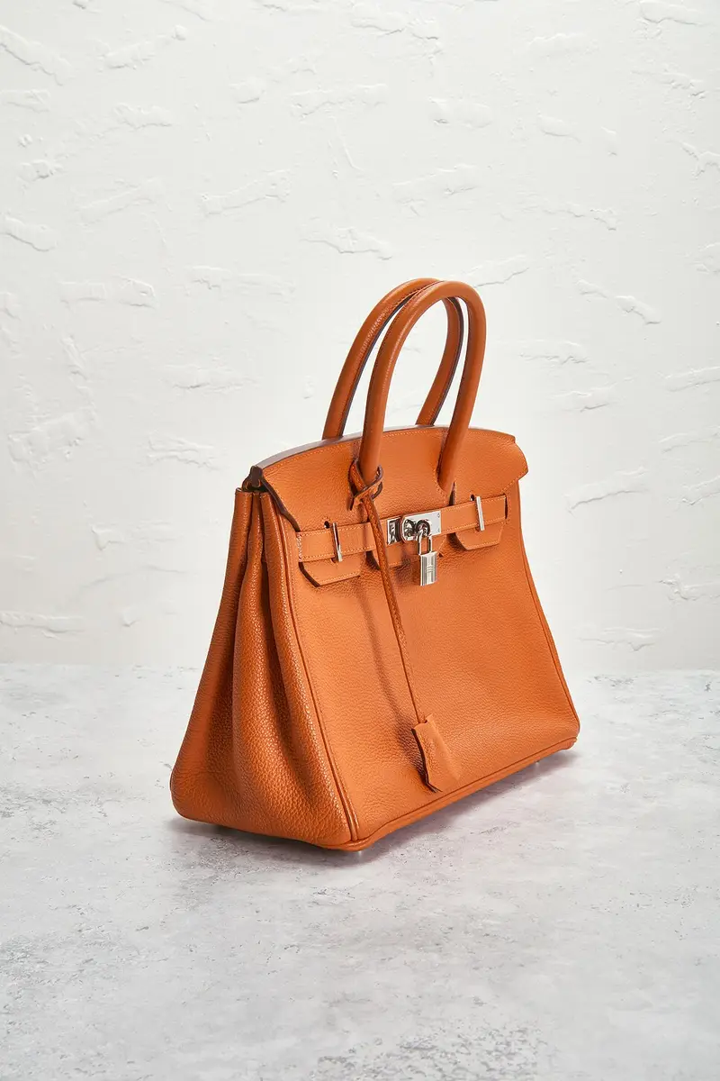 HERMÈS Hermes Taurillon Clemence Birkin 30 Handbag | Thumbnail 4 HERMÈS Hermes Taurillon Clemence Birkin 30 Handbag | Thumbnail 4
