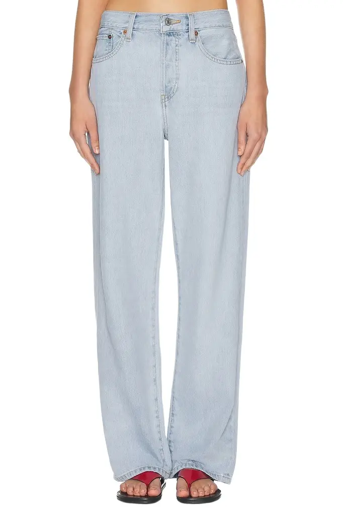 RE/DONE The Thrasher Wide Leg Jeans | Image 1 RE/DONE The Thrasher Wide Leg Jeans | Image 1