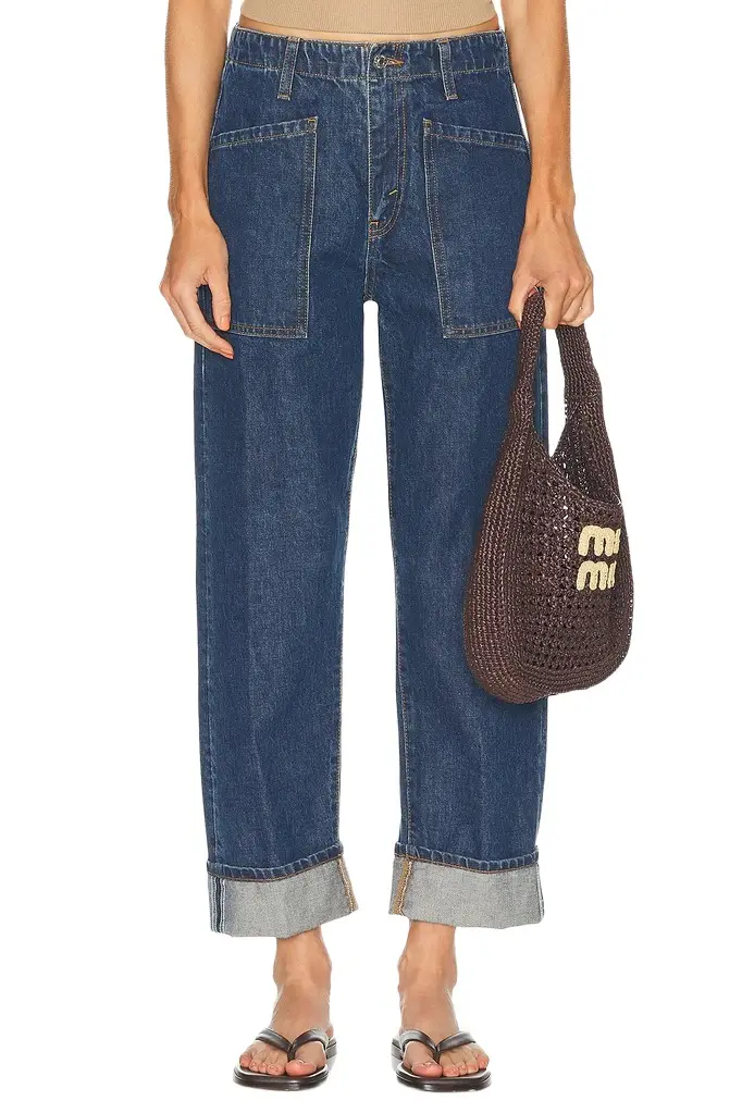 RE/DONE Originals The Bender Straight Jeans | Image 1 RE/DONE Originals The Bender Straight Jeans | Image 1