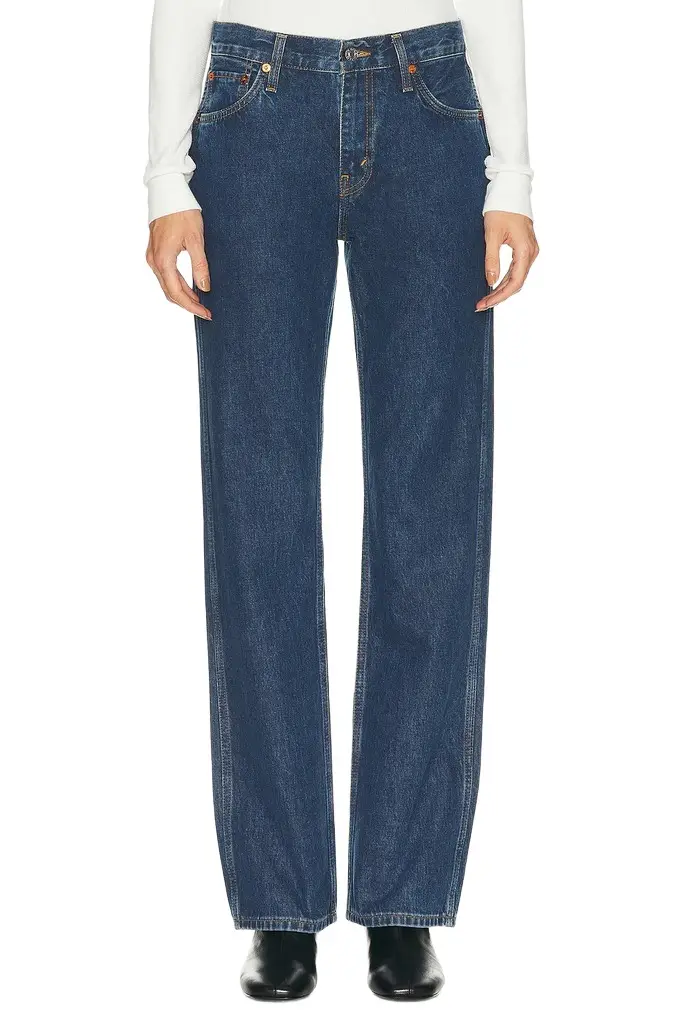 RE/DONE 90's Mid Rise Loose Jeans | Image 1 RE/DONE 90's Mid Rise Loose Jeans | Image 1