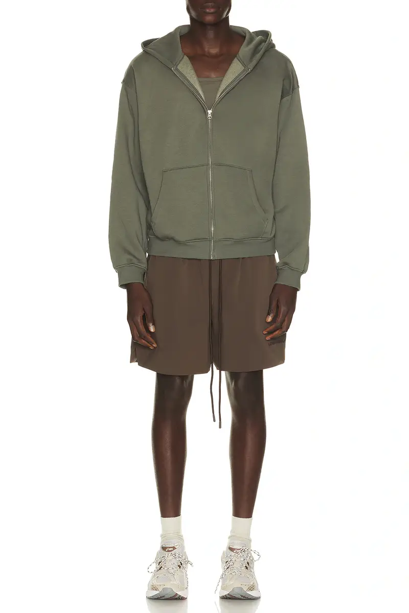 Skims Fleece Lounge Zip Up Hoodie | Thumbnail 3 Skims Fleece Lounge Zip Up Hoodie | Thumbnail 3