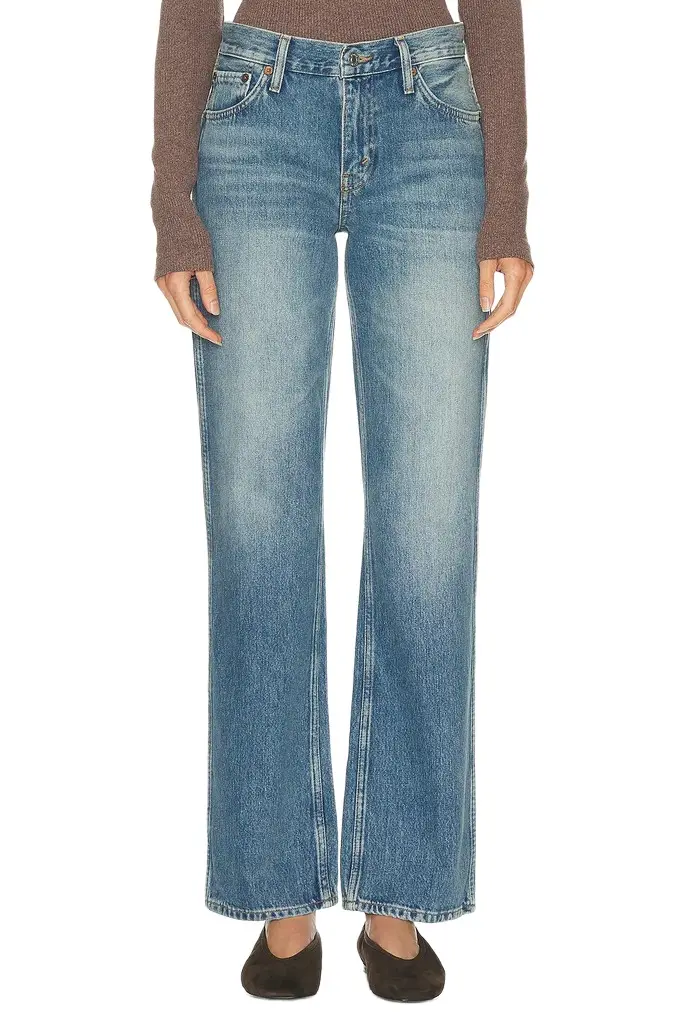 RE/DONE 90s Mid Rise Loose Jeans | Image 1 RE/DONE 90s Mid Rise Loose Jeans | Image 1