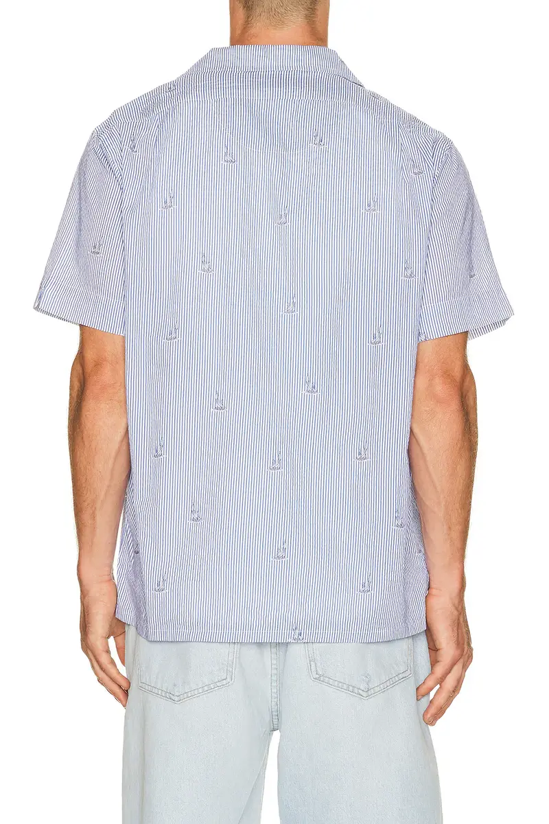 Polo Ralph Lauren Seersucker Sailboat Print Andy Camp Shirt | Thumbnail 2 Polo Ralph Lauren Seersucker Sailboat Print Andy Camp Shirt | Thumbnail 2