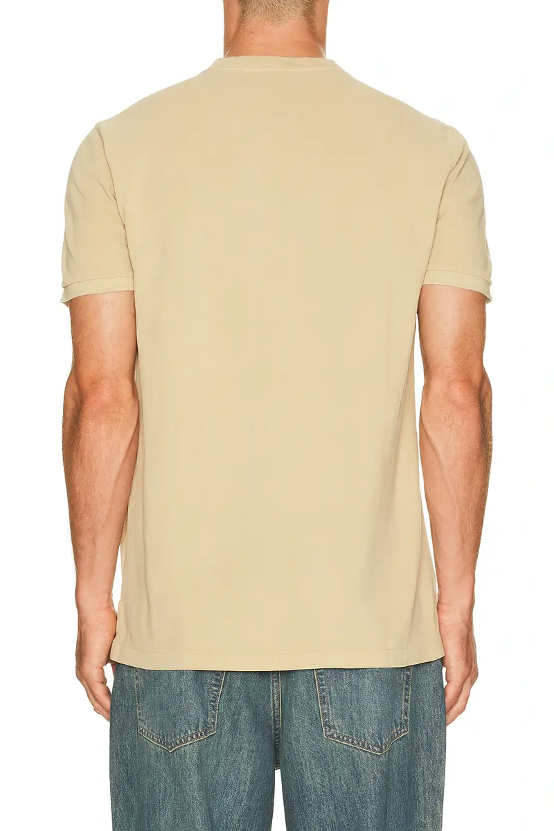 Polo Ralph Lauren Short Sleeve Garment Dyed Featherweight Mesh Henley T-Shirt | Thumbnail 2 Polo Ralph Lauren Short Sleeve Garment Dyed Featherweight Mesh Henley T-Shirt | Thumbnail 2