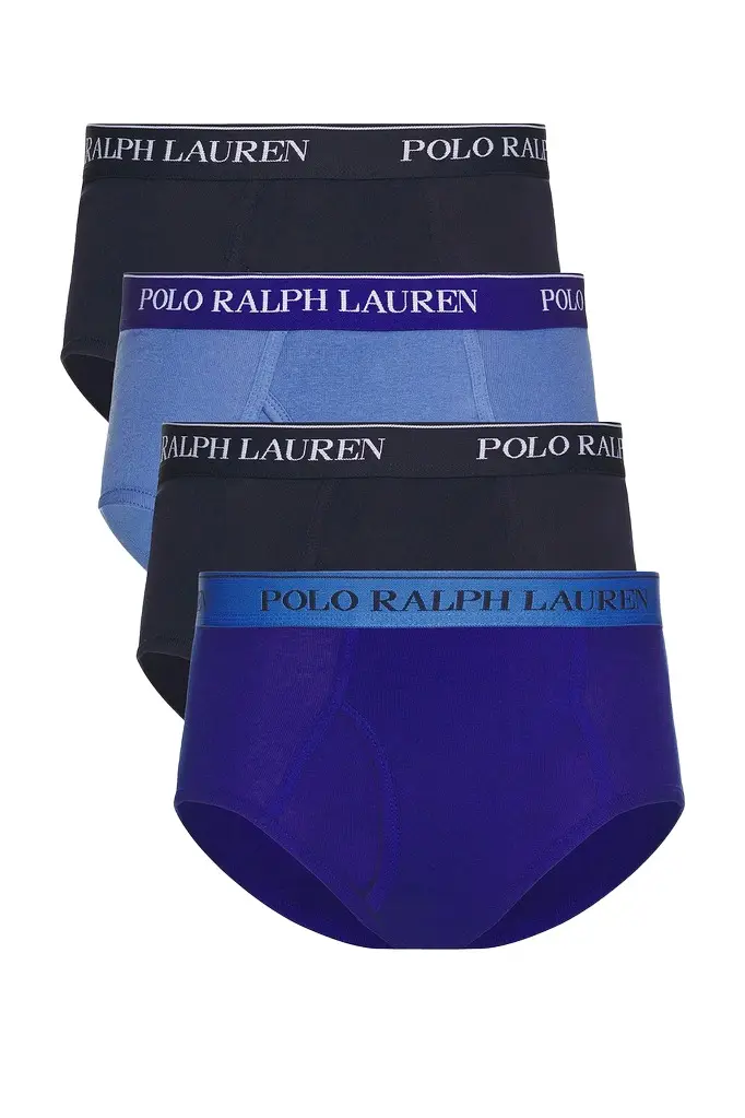 Polo Ralph Lauren Mid Rise Brief 4 Pack