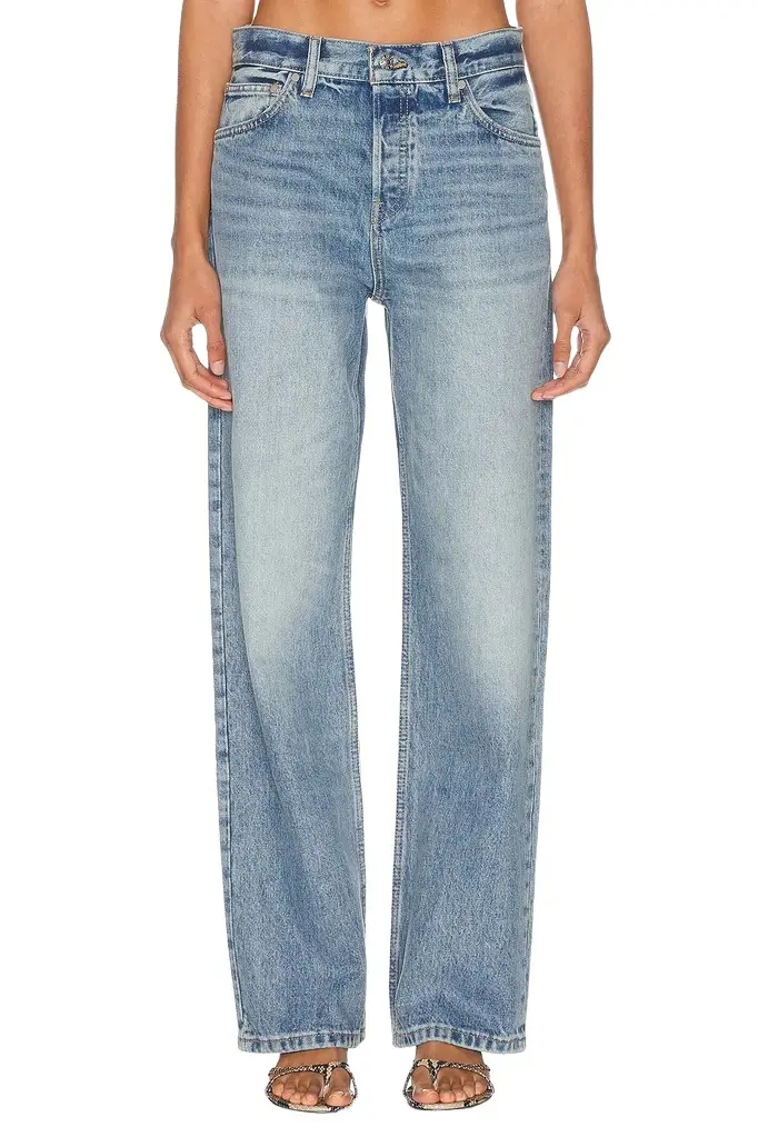 EB Denim Mid Rise Baggy Jeans