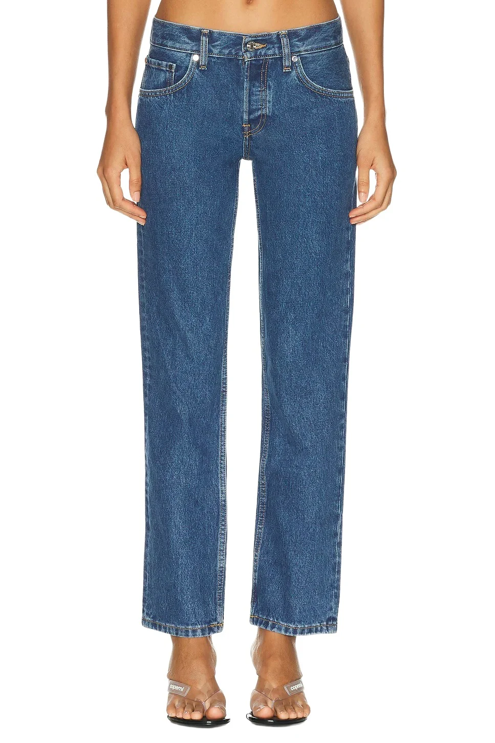 EB Denim Ariel Mid Rise Wedgie Jeans