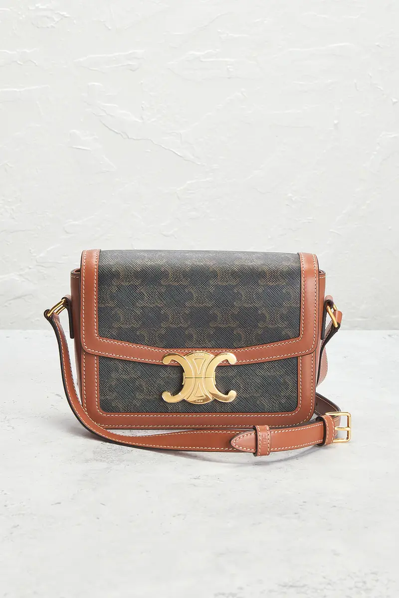 Celine Celine Triomphe Teen Claude Shoulder Bag | Thumbnail 2 Celine Celine Triomphe Teen Claude Shoulder Bag | Thumbnail 2