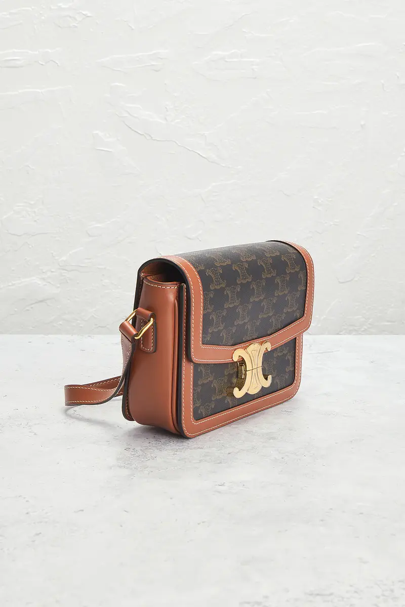 Celine Celine Triomphe Teen Claude Shoulder Bag | Thumbnail 4 Celine Celine Triomphe Teen Claude Shoulder Bag | Thumbnail 4