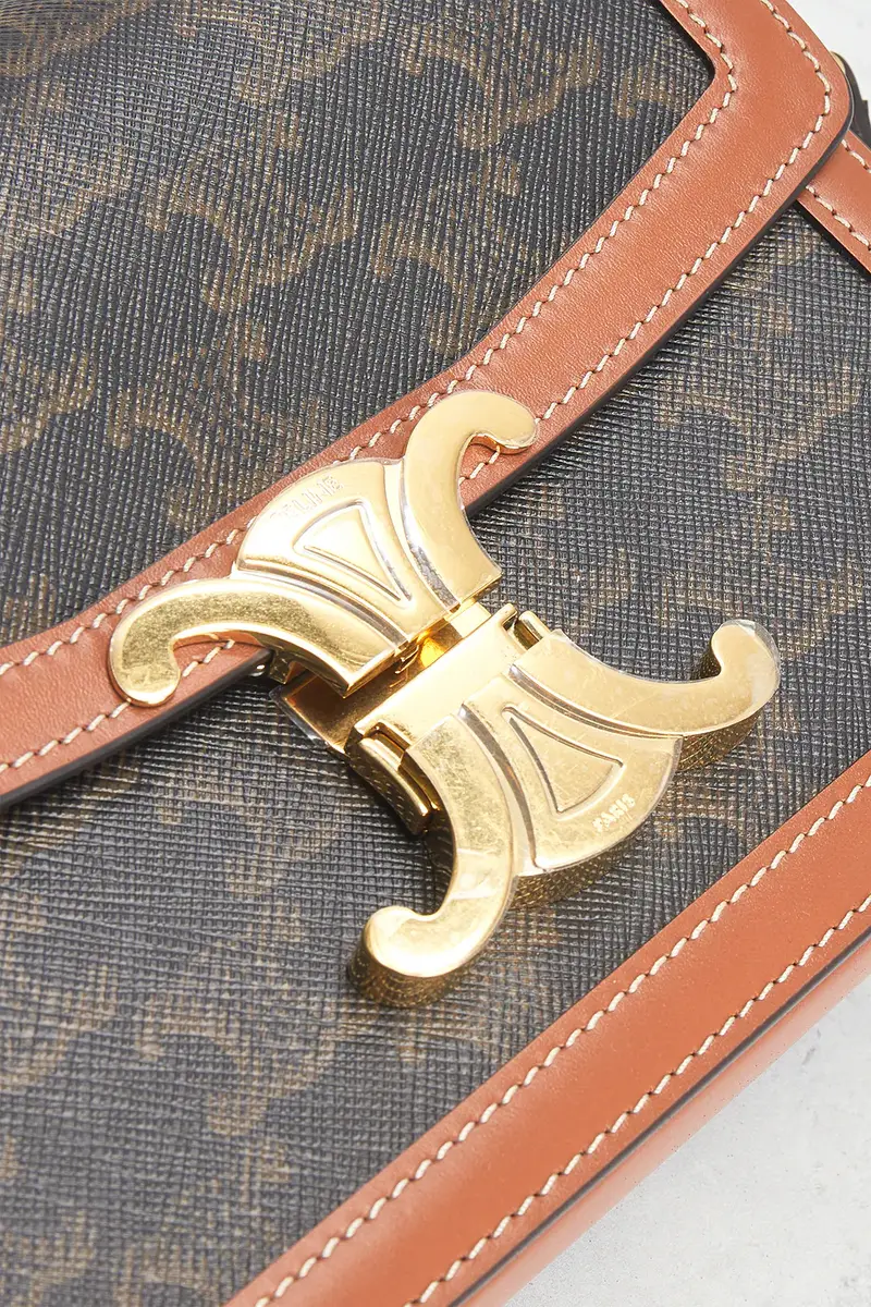 Celine Celine Triomphe Teen Claude Shoulder Bag | Thumbnail 7 Celine Celine Triomphe Teen Claude Shoulder Bag | Thumbnail 7