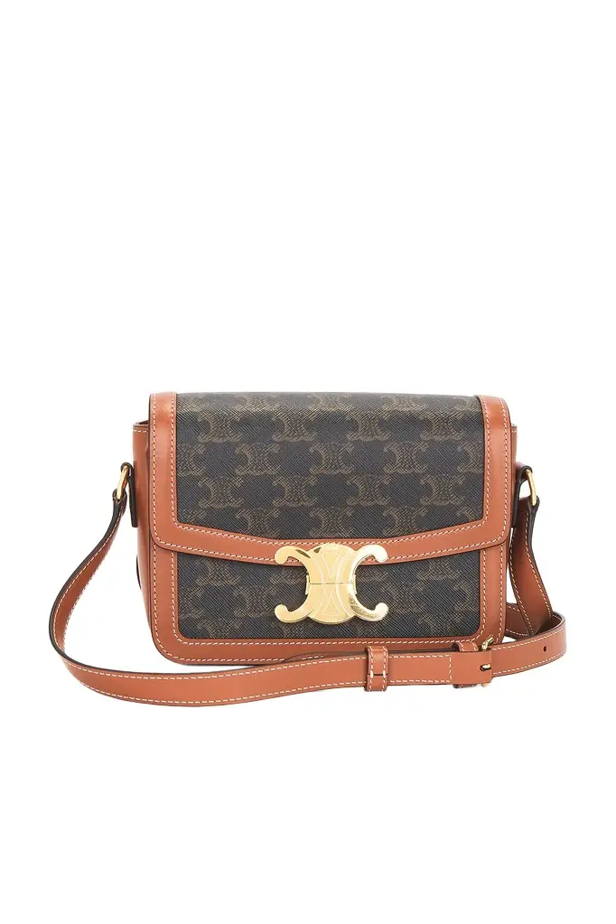 Celine Celine Triomphe Teen Claude Shoulder Bag