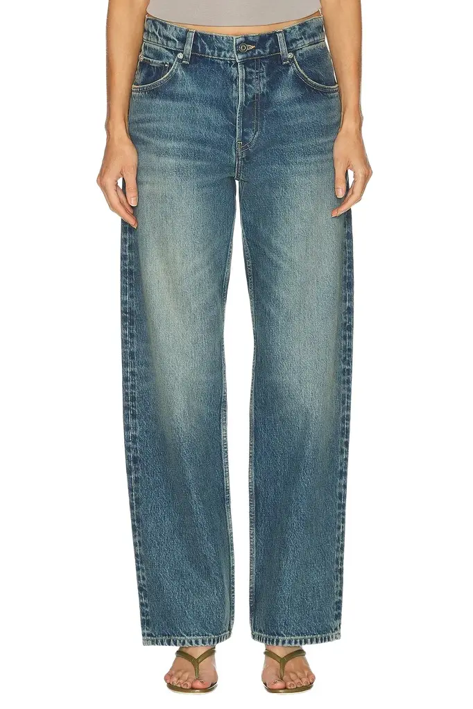 EB Denim Mid Rise Baggy Jean