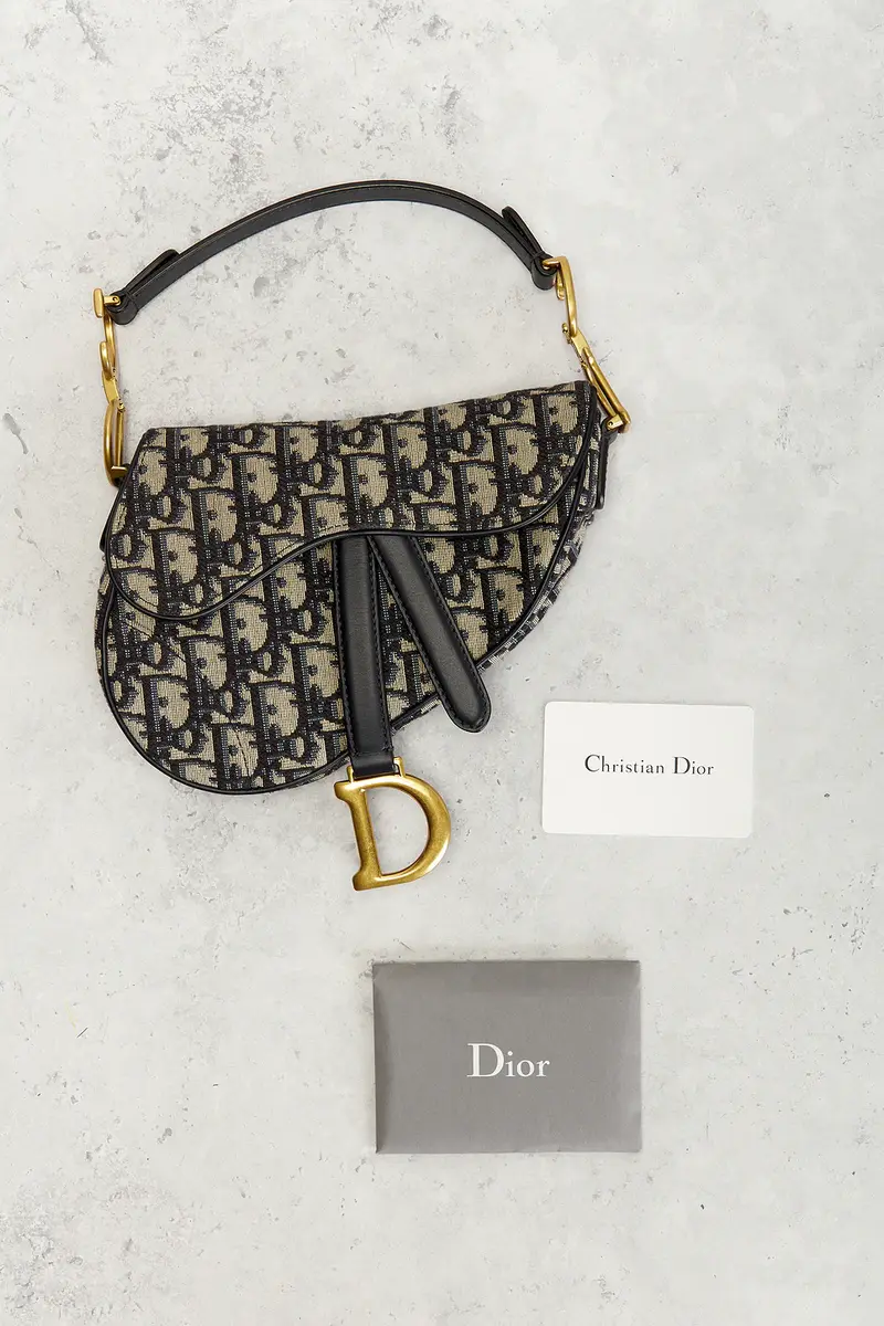 Dior Dior Oblique Mini Saddle Bag | Thumbnail 8