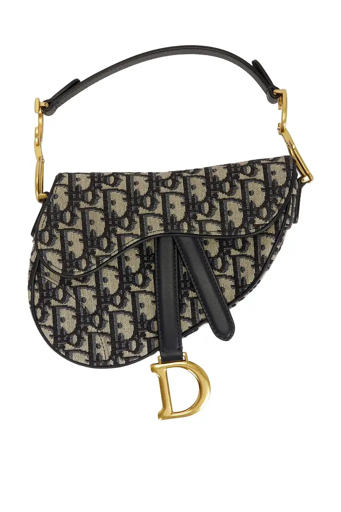 Dior Dior Oblique Mini Saddle Bag