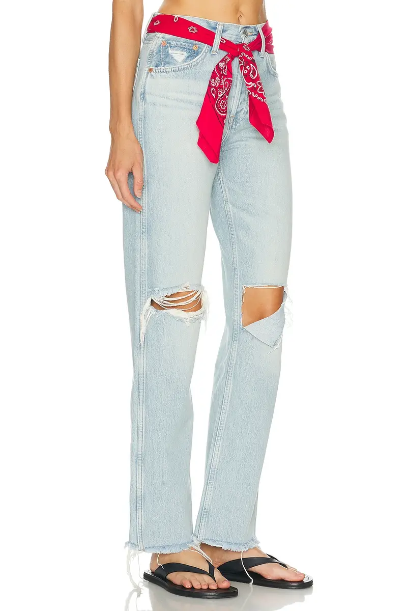 RE/DONE 90s High Rise Loose With Bandana Wide Leg Jeans | Thumbnail 2 RE/DONE 90s High Rise Loose With Bandana Wide Leg Jeans | Thumbnail 2