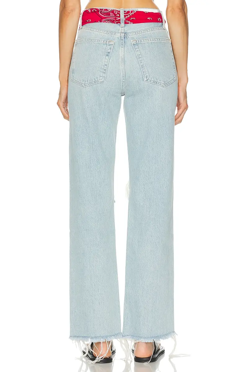 RE/DONE 90s High Rise Loose With Bandana Wide Leg Jeans | Thumbnail 4 RE/DONE 90s High Rise Loose With Bandana Wide Leg Jeans | Thumbnail 4