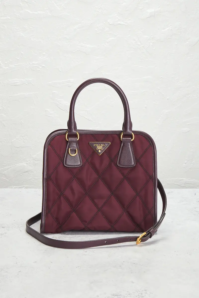 Prada Prada Tessuto Quilted Nylon Handbag | Thumbnail 2 Prada Prada Tessuto Quilted Nylon Handbag | Thumbnail 2