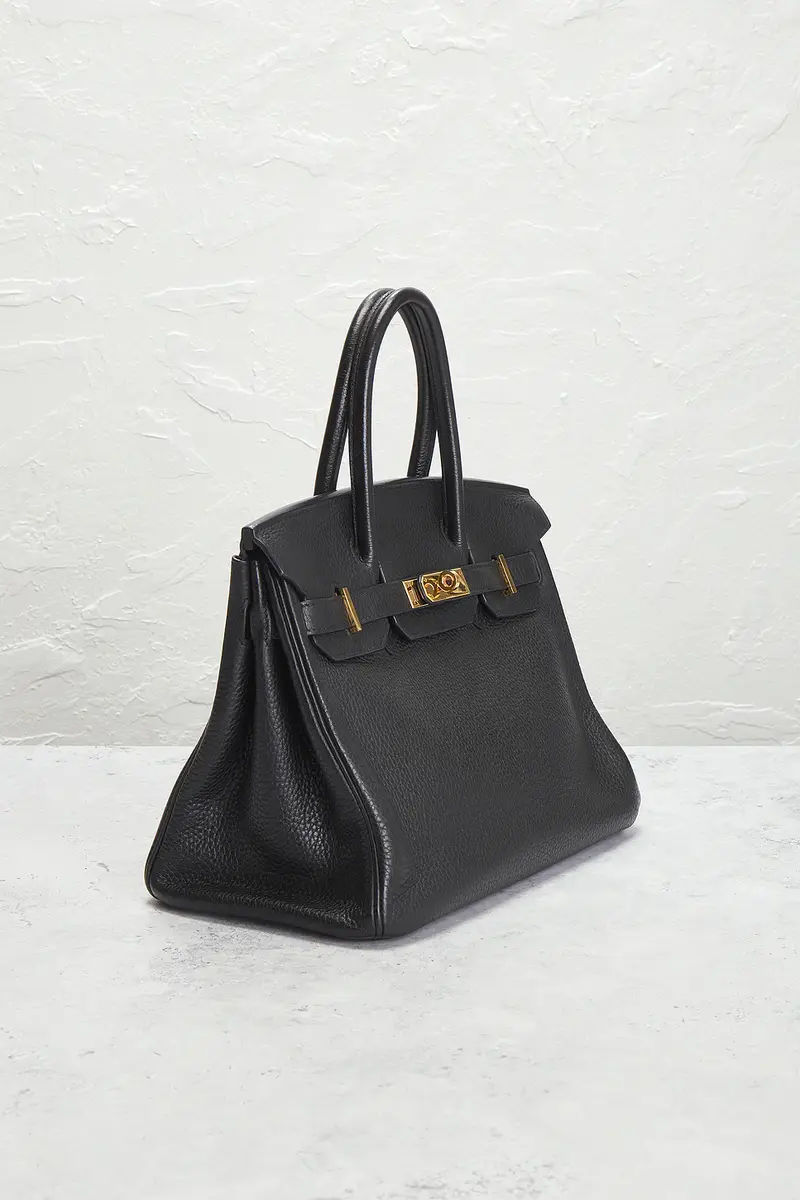 HERMÈS Hermes Clemence Birkin 30 Handbag | Thumbnail 4 HERMÈS Hermes Clemence Birkin 30 Handbag | Thumbnail 4