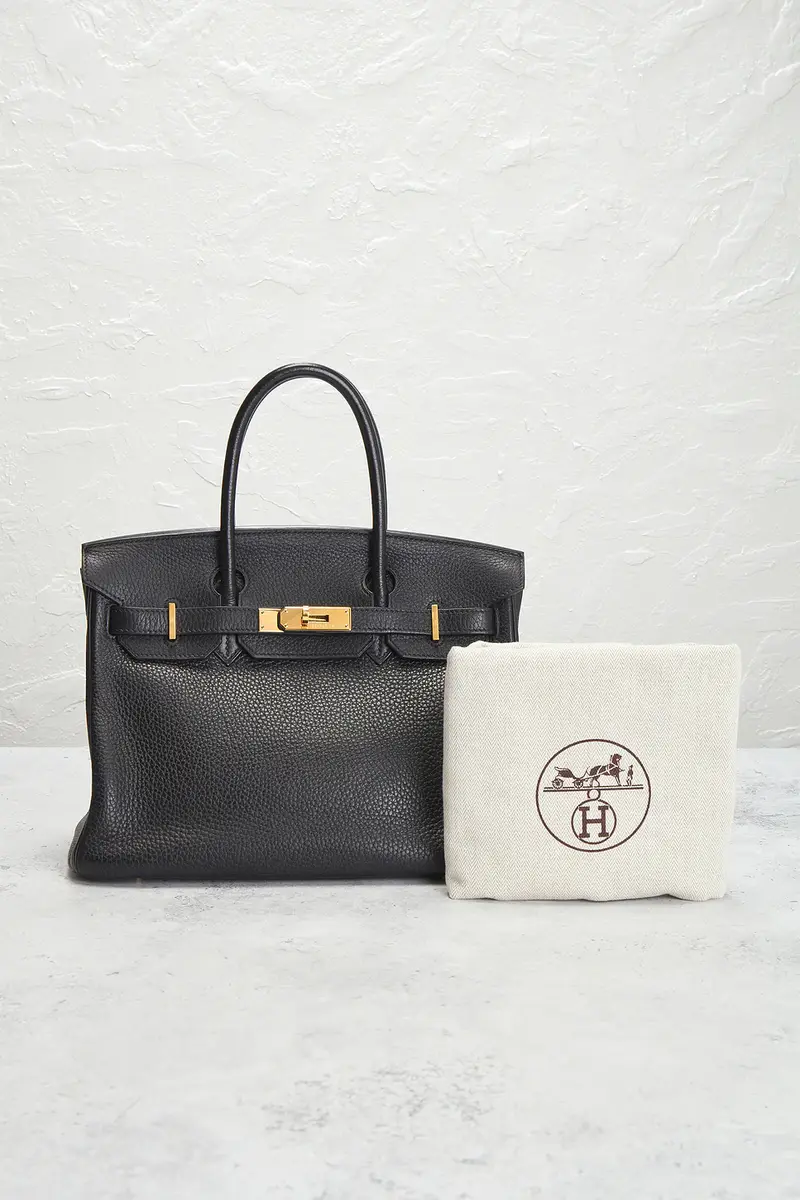 HERMÈS Hermes Clemence Birkin 30 Handbag | Thumbnail 10 HERMÈS Hermes Clemence Birkin 30 Handbag | Thumbnail 10
