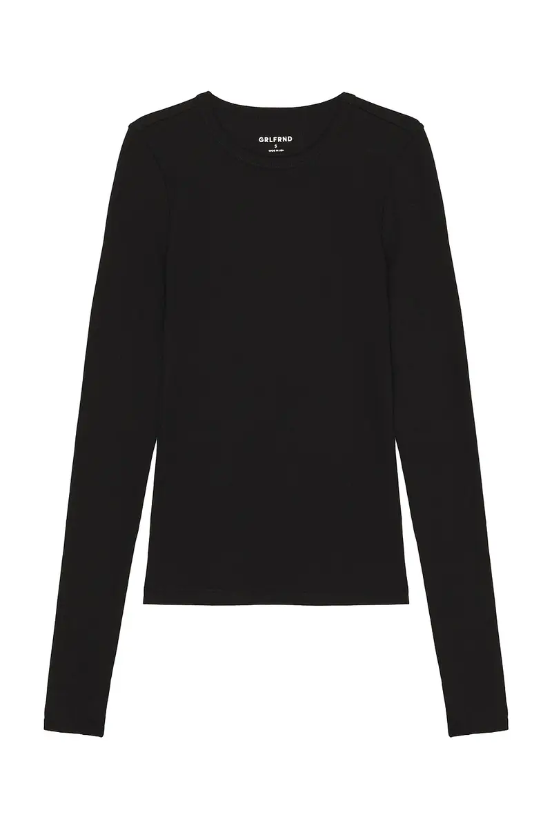 GRLFRND Crew Neck Extra Long Sleeve Tee | Thumbnail 5