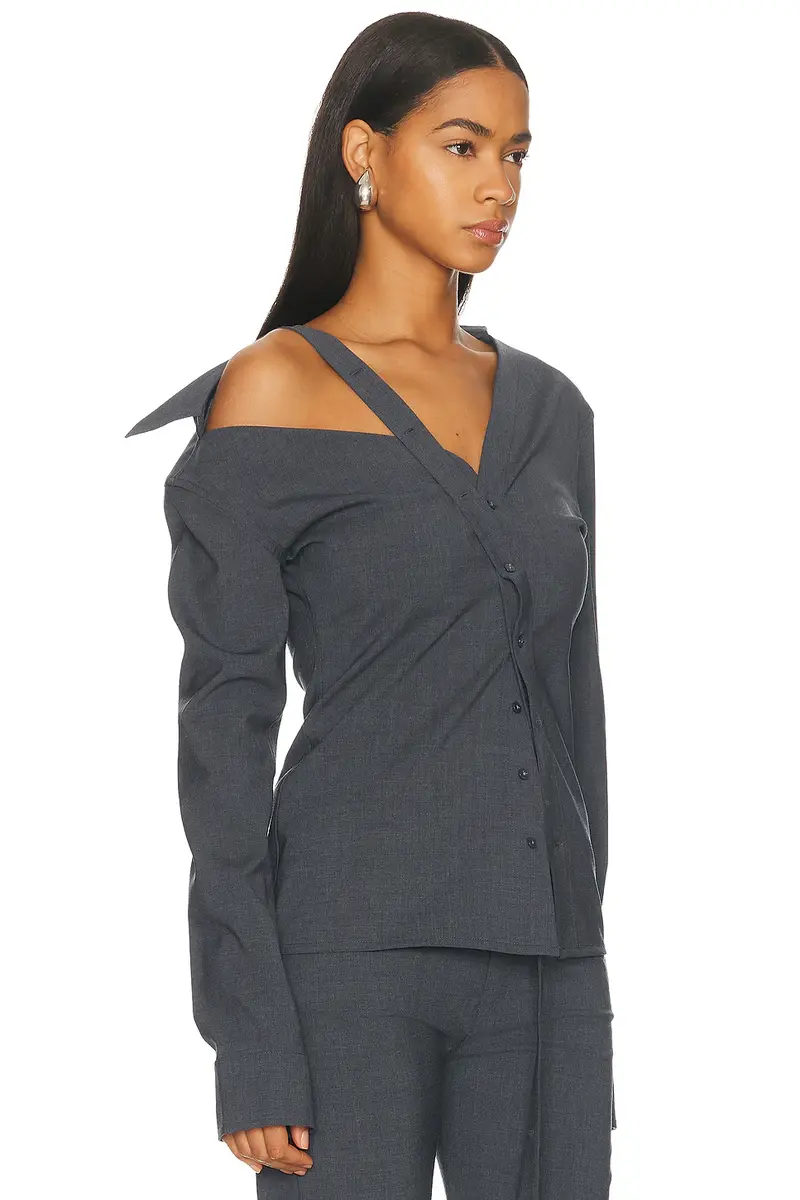 Jade Cropper Asymmetric Long Sleeve Top | Thumbnail 2 Jade Cropper Asymmetric Long Sleeve Top | Thumbnail 2