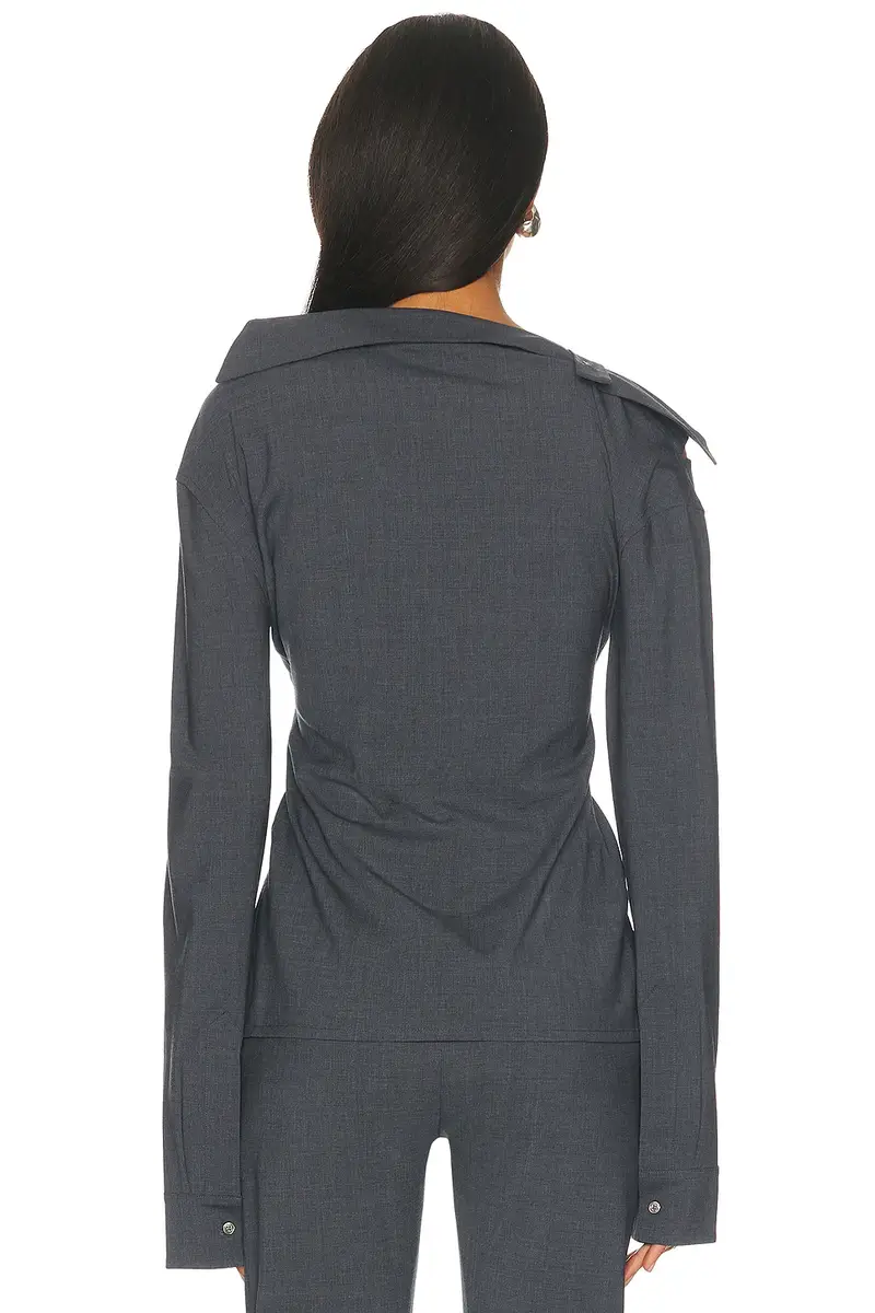Jade Cropper Asymmetric Long Sleeve Top | Thumbnail 4 Jade Cropper Asymmetric Long Sleeve Top | Thumbnail 4