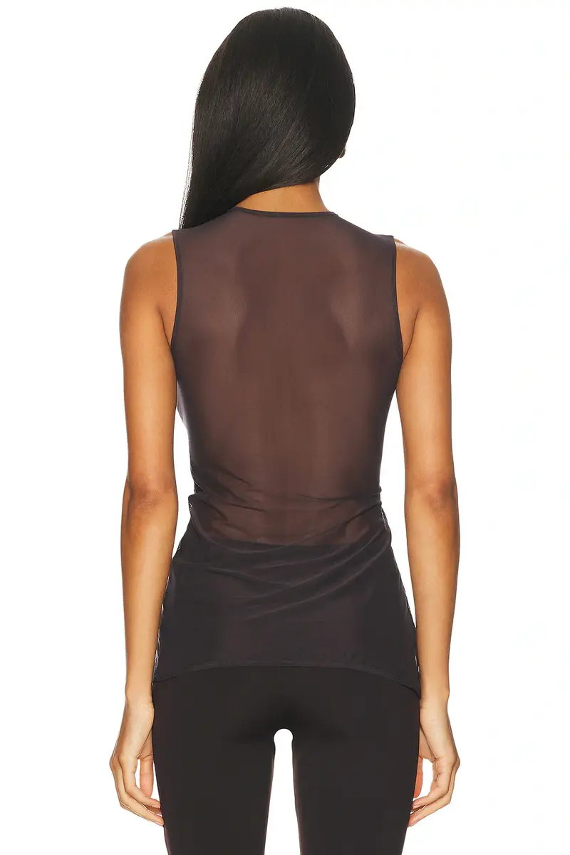 Jade Cropper Sheer Sleeveless Top | Thumbnail 4 Jade Cropper Sheer Sleeveless Top | Thumbnail 4