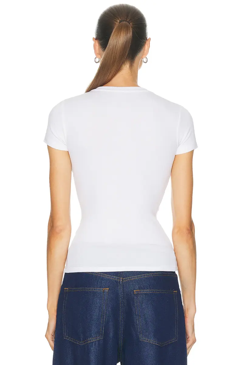 GRLFRND V-neck Slim Fit Tee | Thumbnail 3 GRLFRND V-neck Slim Fit Tee | Thumbnail 3