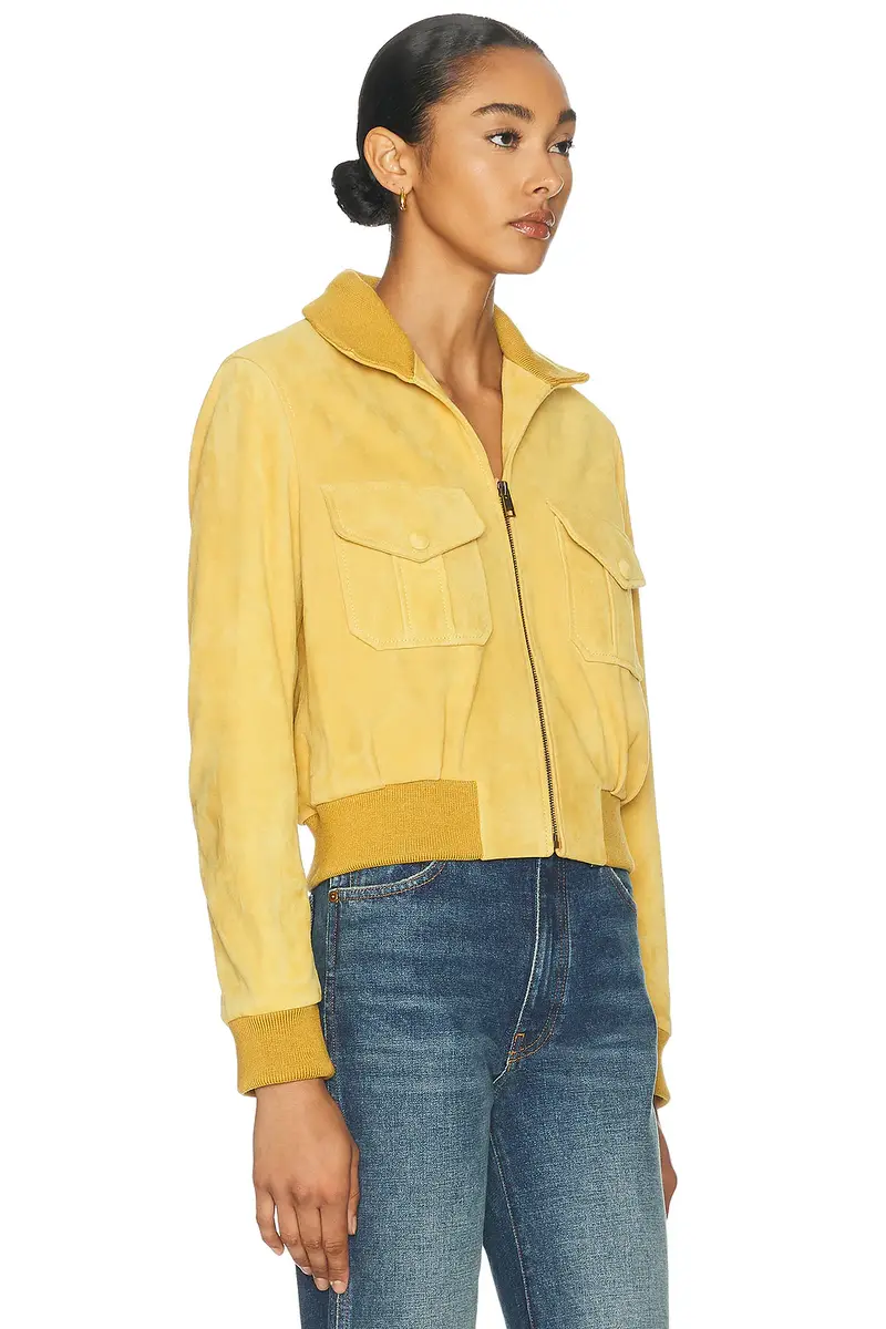 Frame The Suede Ace Jacket | Thumbnail 3 Frame The Suede Ace Jacket | Thumbnail 3