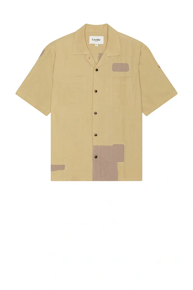 Corridor Patchwork Short Sleeve Shirt | Thumbnail 4 Corridor Patchwork Short Sleeve Shirt | Thumbnail 4