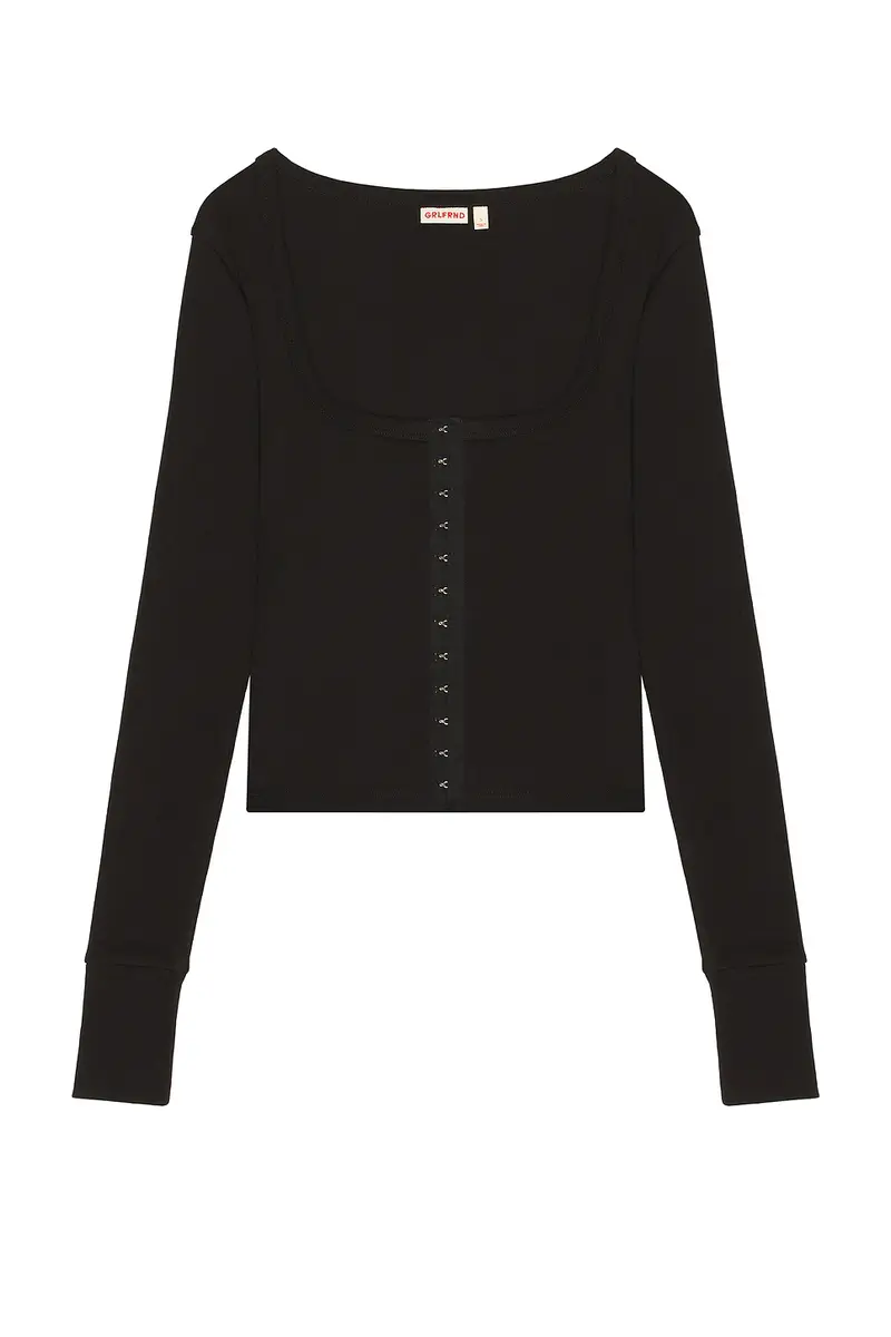 GRLFRND Hook & Eye Long Sleeve Tee | Thumbnail 5