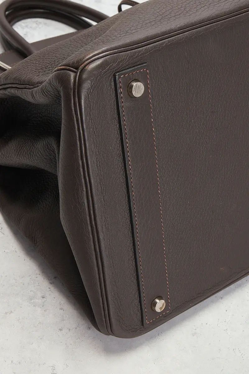 HERMÈS Hermes Togo Haut A Courroies Birkin 40 Handbag | Thumbnail 9 HERMÈS Hermes Togo Haut A Courroies Birkin 40 Handbag | Thumbnail 9