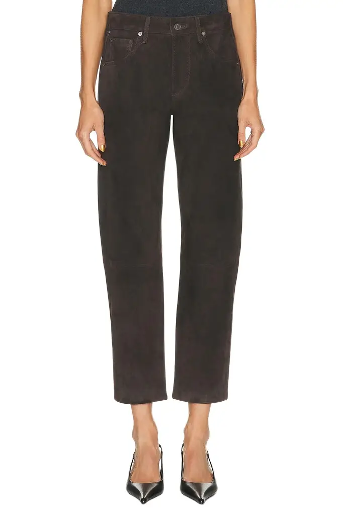 Citizens of Humanity Winslow Suede Low Rise Boyfriend