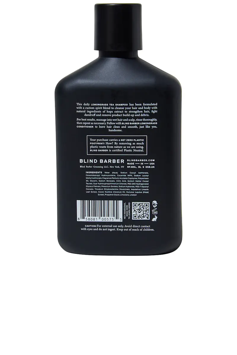 Blind Barber Lemongrass Tea Shampoo | Thumbnail 2 Blind Barber Lemongrass Tea Shampoo | Thumbnail 2