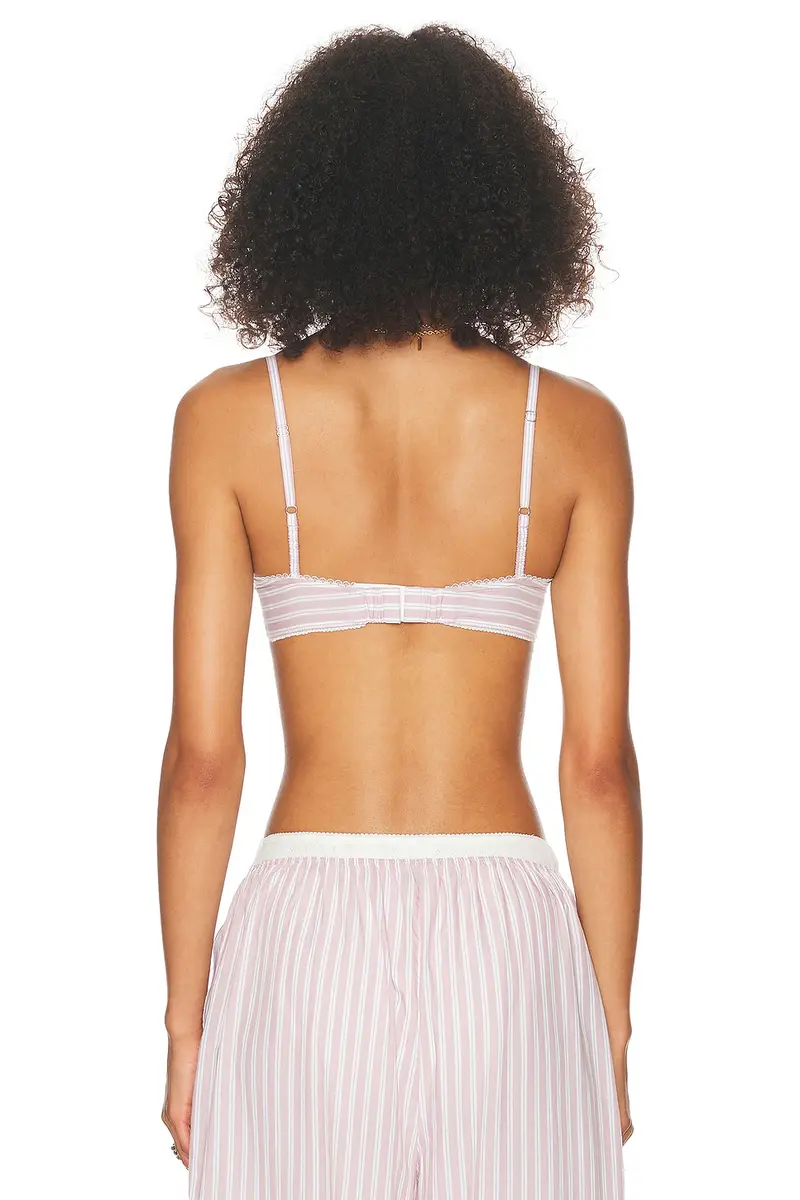 Helsa Wide Stripe Poplin Bra | Thumbnail 3 Helsa Wide Stripe Poplin Bra | Thumbnail 3