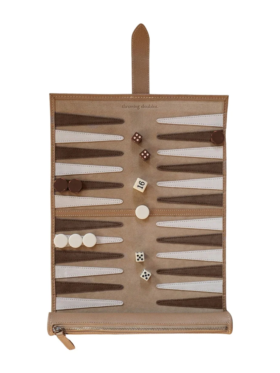 Throwing Doubles Byron Travel Backgammon Board