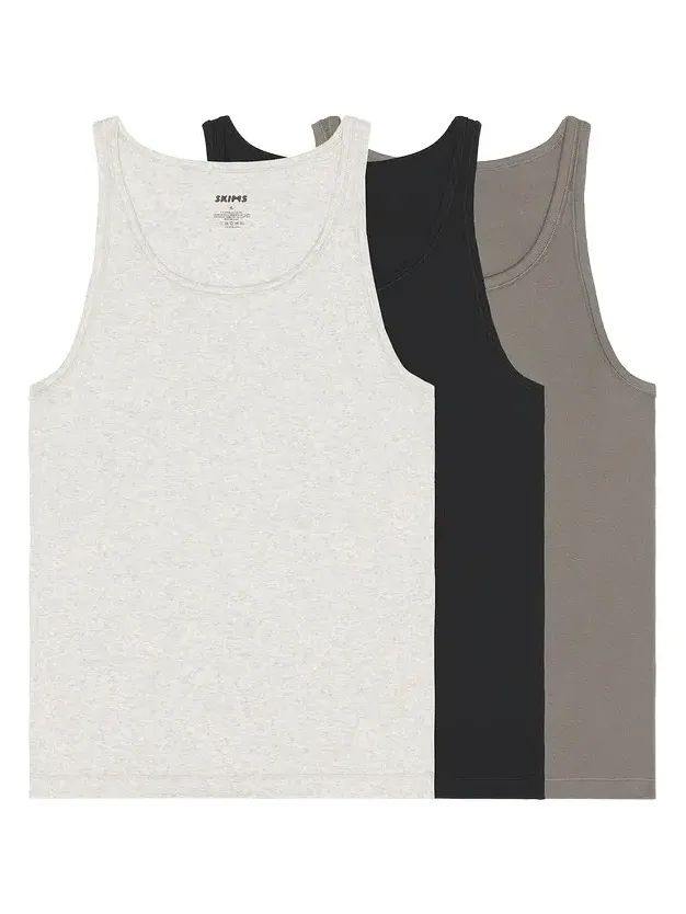 Skims Cotton Rib Tank 3-Pack
