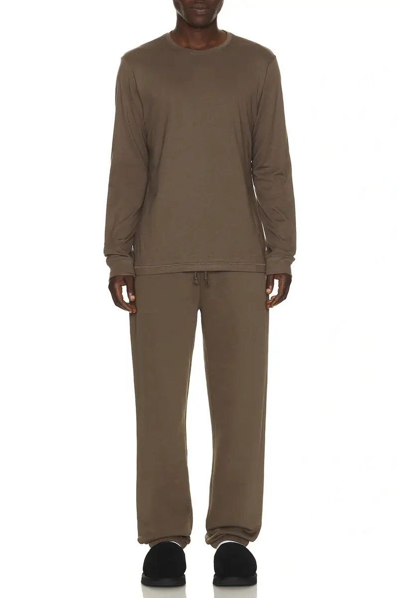 Skims Fleece Lounge Relaxed Jogger | Thumbnail 4
