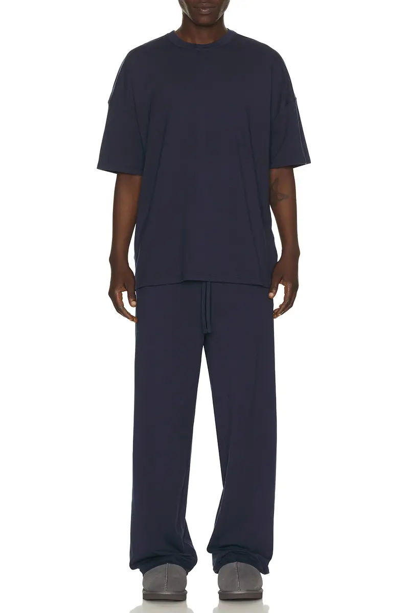 Skims Jersey Lounge Straight Leg Pant | Thumbnail 4