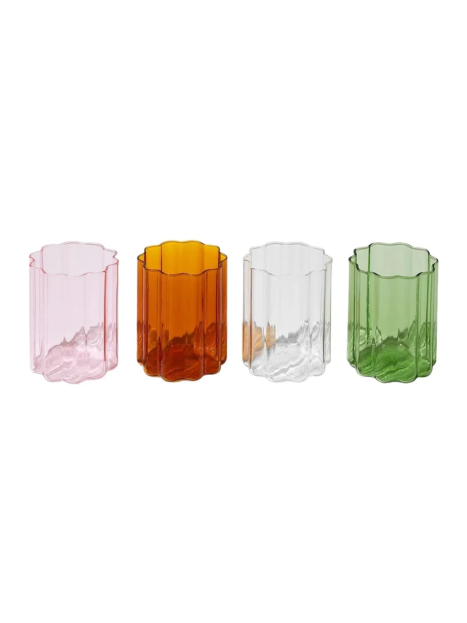 FAZEEK Wave Glass Set Of 4