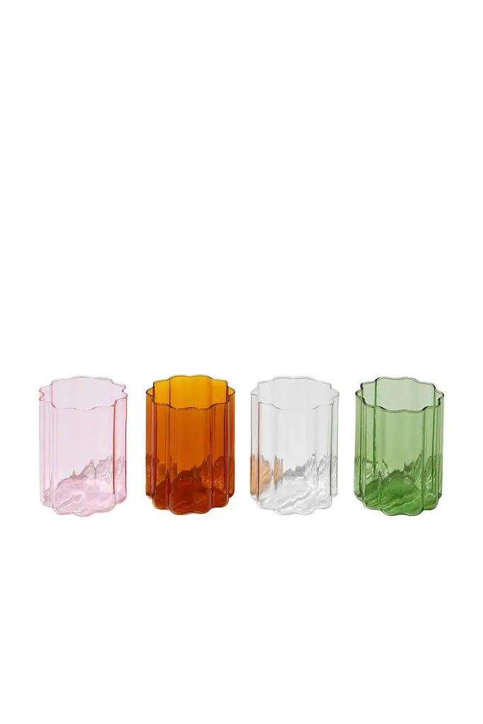 FAZEEK Wave Glass Set Of 4