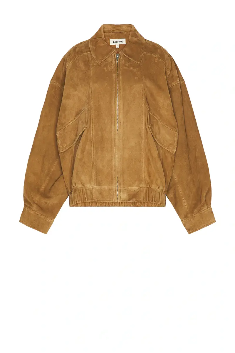 GRLFRND Wren Suede Bomber | Thumbnail 6 GRLFRND Wren Suede Bomber | Thumbnail 6