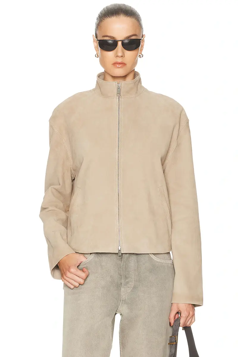 GRLFRND Annika Suede Lace Up Jacket | Thumbnail 2 GRLFRND Annika Suede Lace Up Jacket | Thumbnail 2